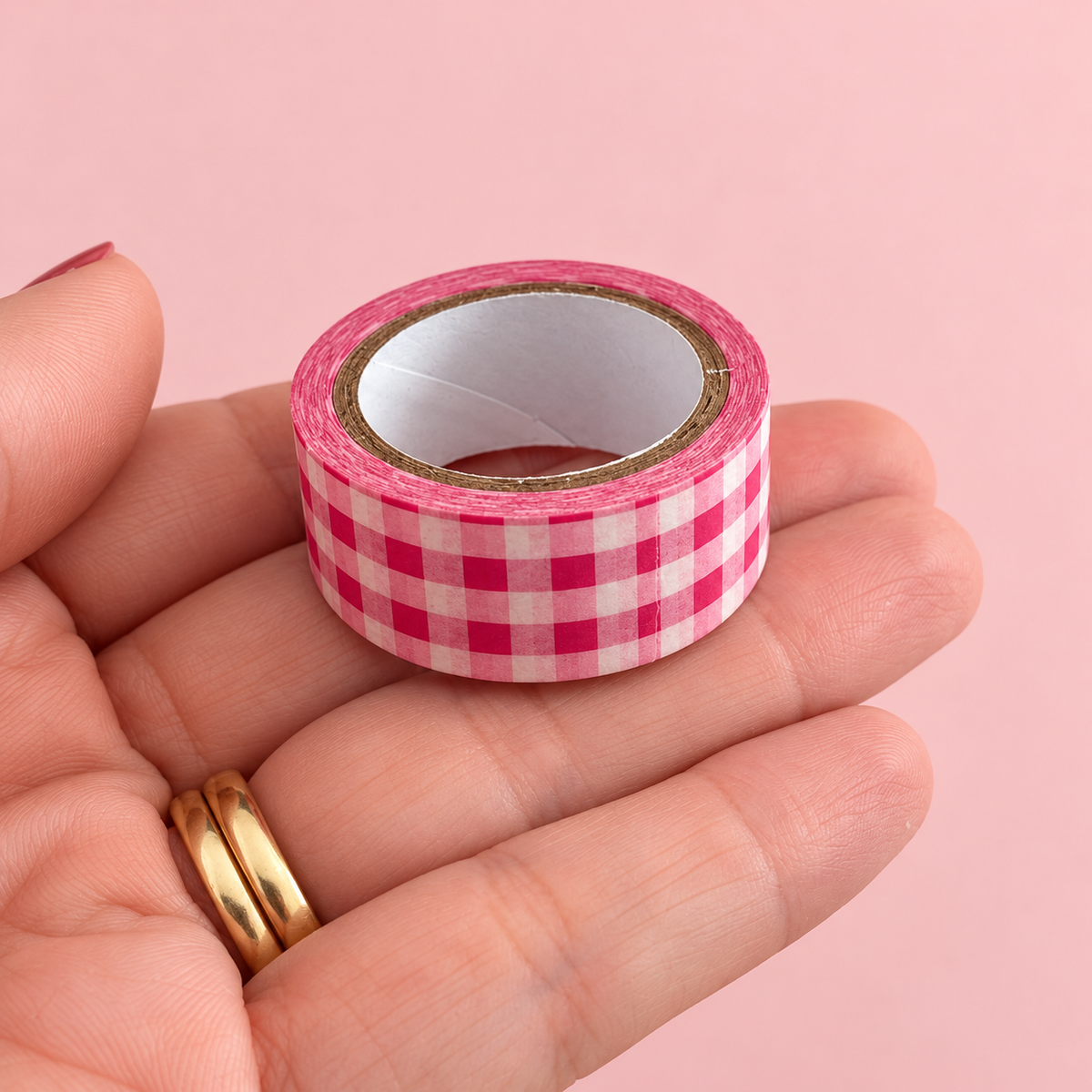 Washi Tape (15mm x 5m) Vichy ROSA