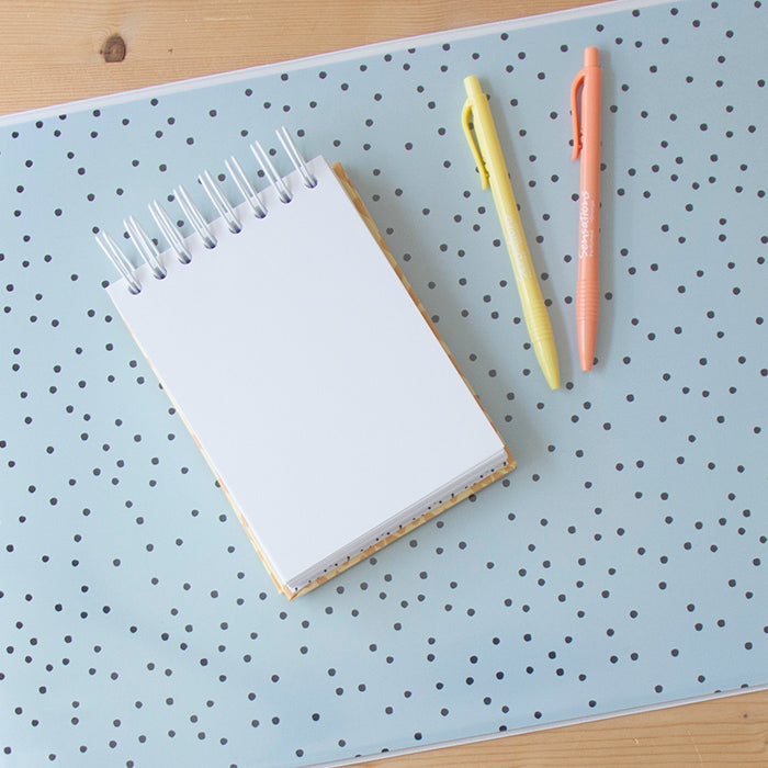 Caderno A6 Argolas Topo (LISO) PASTEL STRIPES