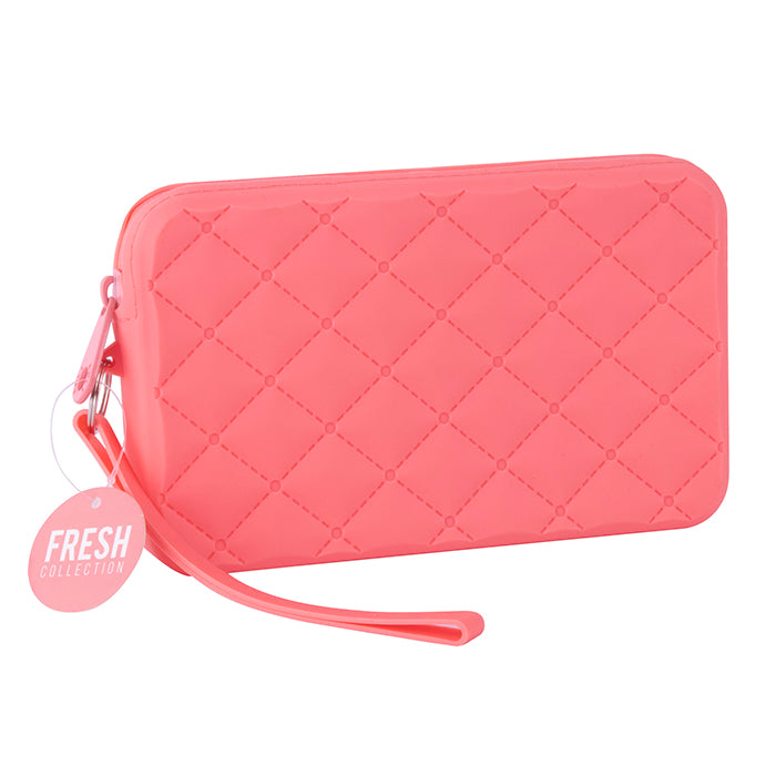 Bolsa Pequena Silicone Rectangular Fresh Coral
