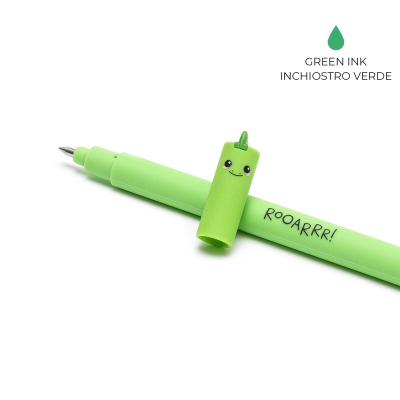 Caneta Apagável (verde) Dino