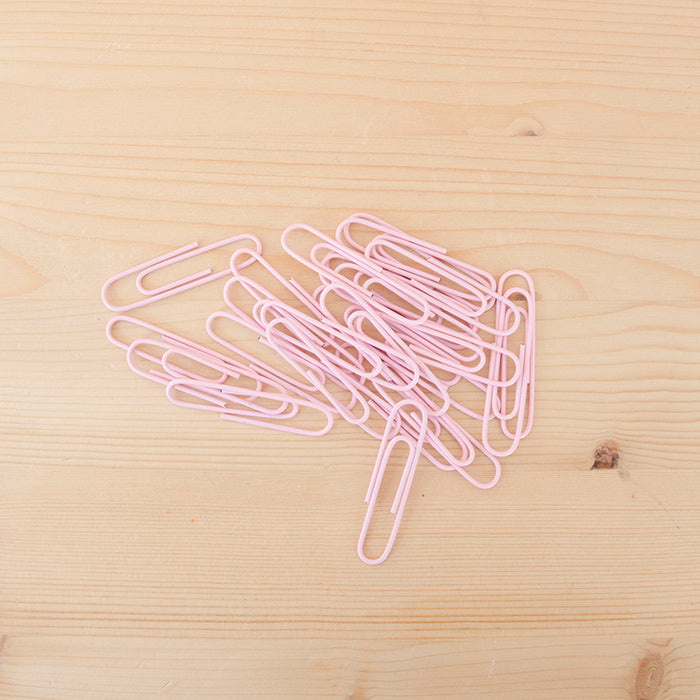 Kit 25 Clips Grandes 50mm Rosa