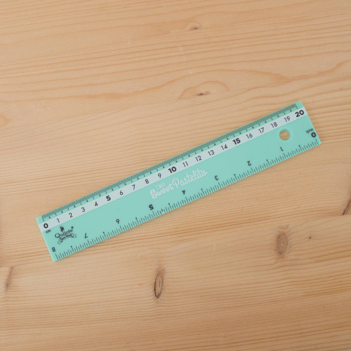 Régua 20 cm Pastel Menta
