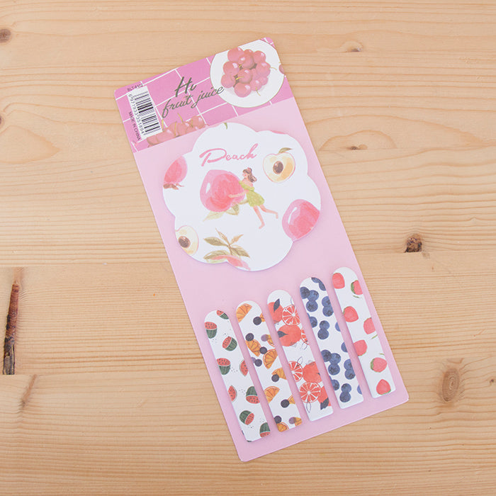 Sticky Notes Frutas Peach