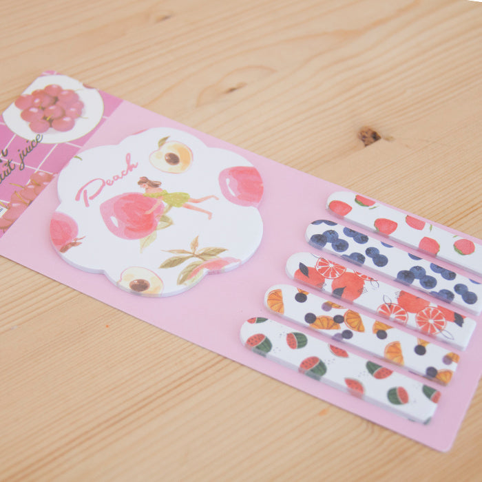 Sticky Notes Frutas Peach