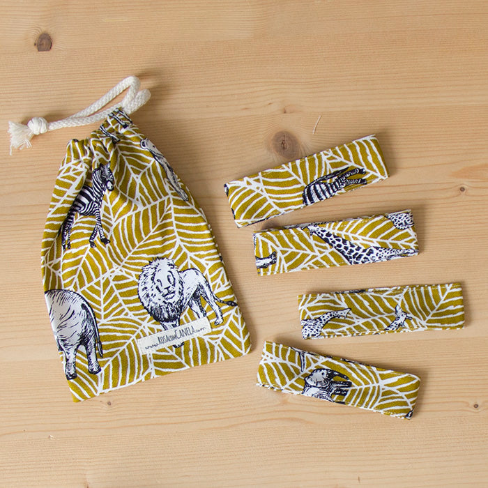 Kit 4 Argolas p/ Guardanapo tecido 794