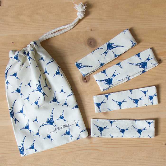 Kit 4 Argolas p/ Guardanapo tecido 894