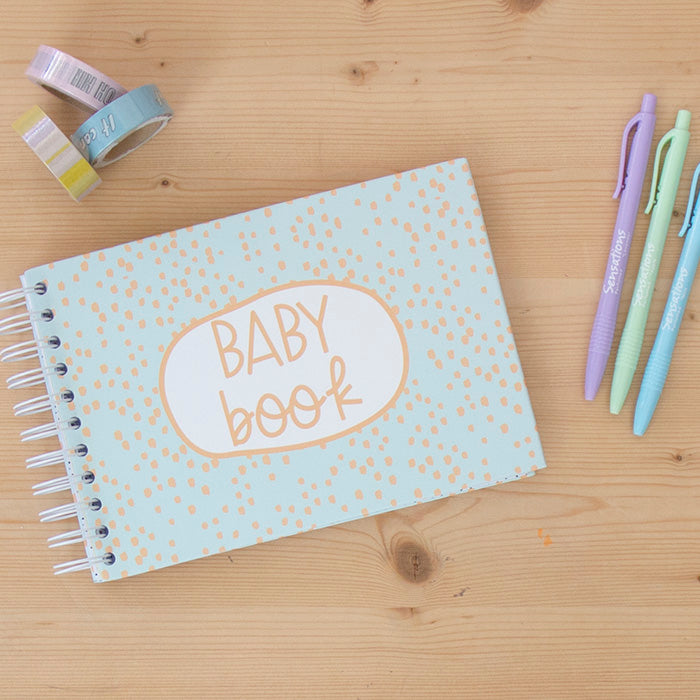 Baby Book A5 Sweet Blue