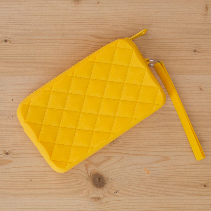 Bolsa Pequena Silicone Rectangular Fresh Amarela*