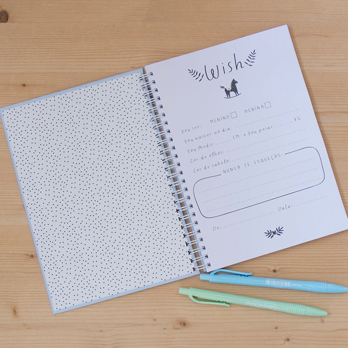 Caderno Baby Shower Dog Pink