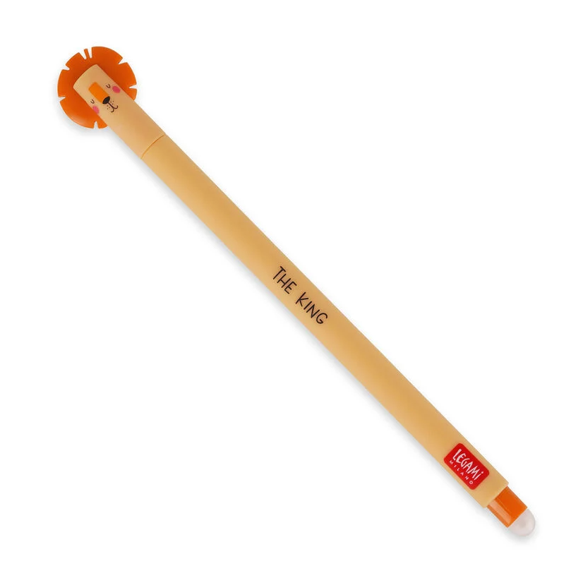 Caneta Apagável (laranja) Leão
