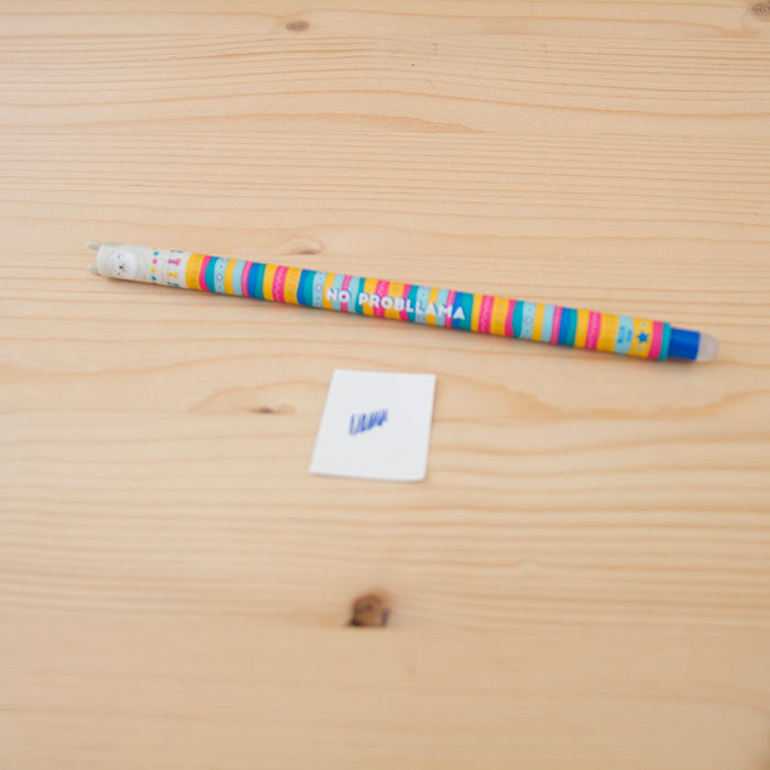 Caneta Apagável (azul) Lama