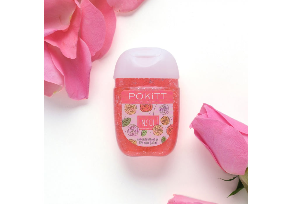 Gel Desinfetante 30 ml Rosas