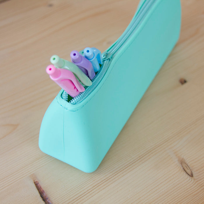 Estojo Silicone Triangular Verde
