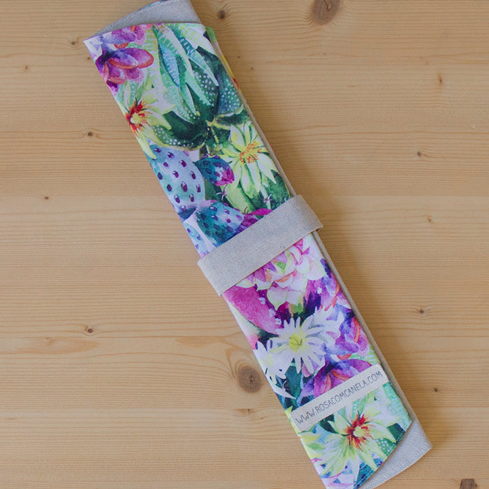 Kit 2 Individuais Redondos (dupla face) Tecido 785