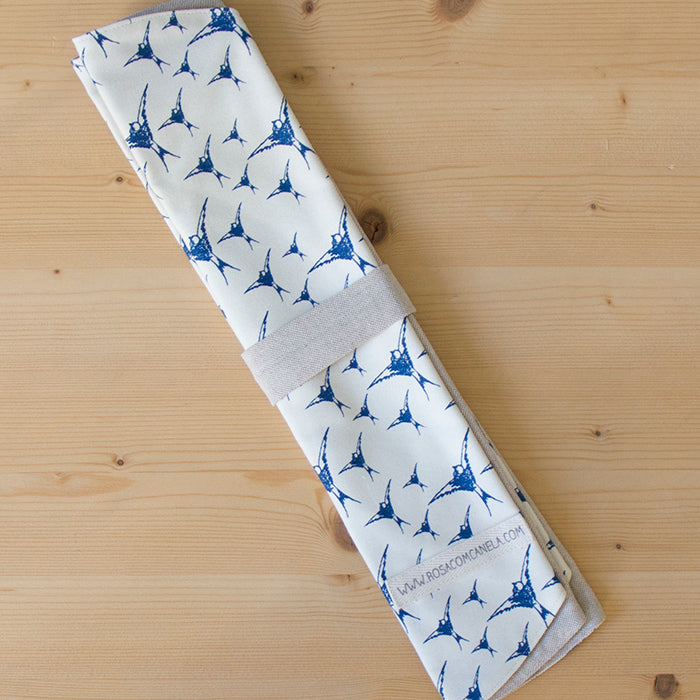 Kit 2 Individuais Redondos (dupla face) Tecido 894