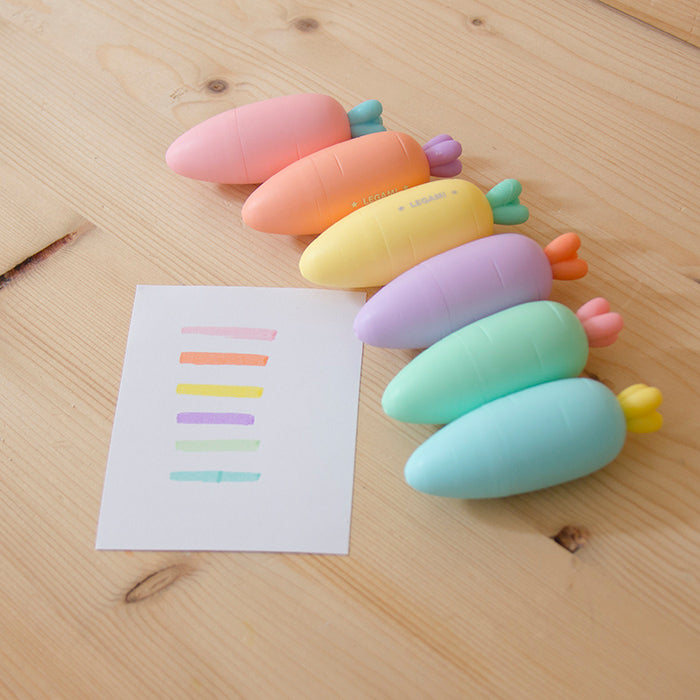 Kit 6 Marcadores Mini Carrot (Carrate Team)