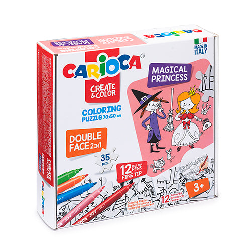 kit Puzzle & Marcadores Princesa Carioca