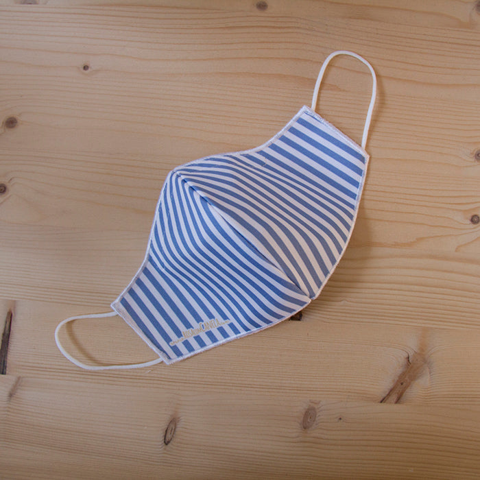 Máscara Social Reutilizável Blue stripes