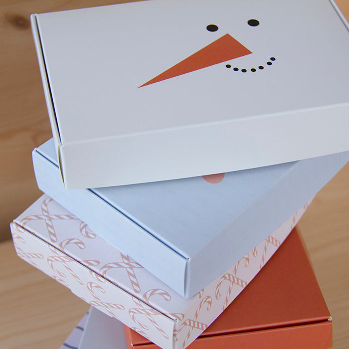 Caixinha A6 (10,5x16,5x3 cm) Natal Snowman