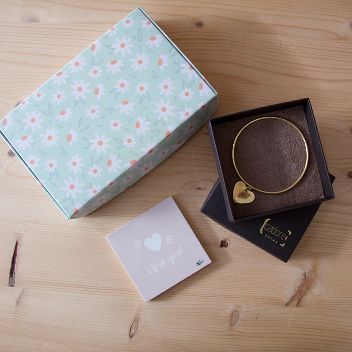 Kit I Love You: Pulseira e Azulejo I Love You