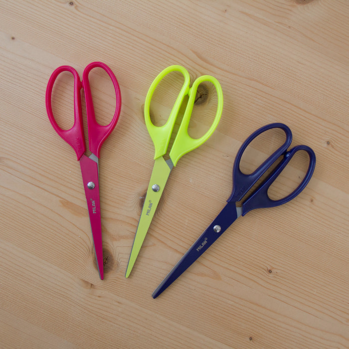 Tesoura Acid 17 cm Amarelo Néon