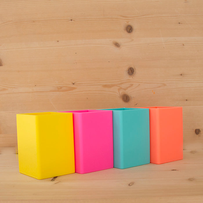 Porta Canetas Silicone Fluo Laranja