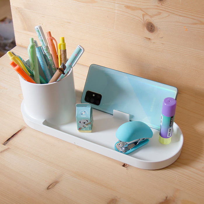 Organizador de mesa Holder Tray Branco*
