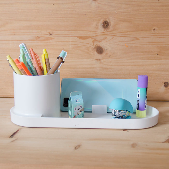 Organizador de mesa Holder Tray Branco*
