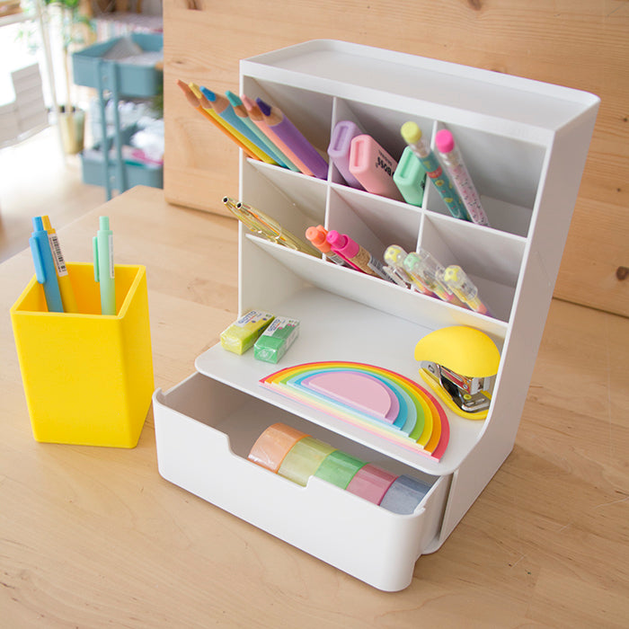 Organizador de mesa Hive Branco
