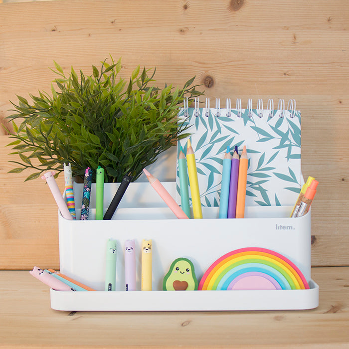 Organizador de mesa Desktop Holder Branco*