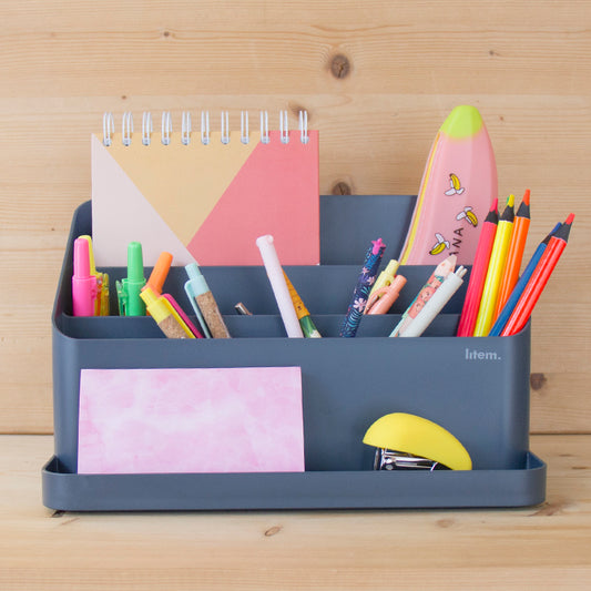 Organizador de mesa Desktop Holder Azul Prussiano