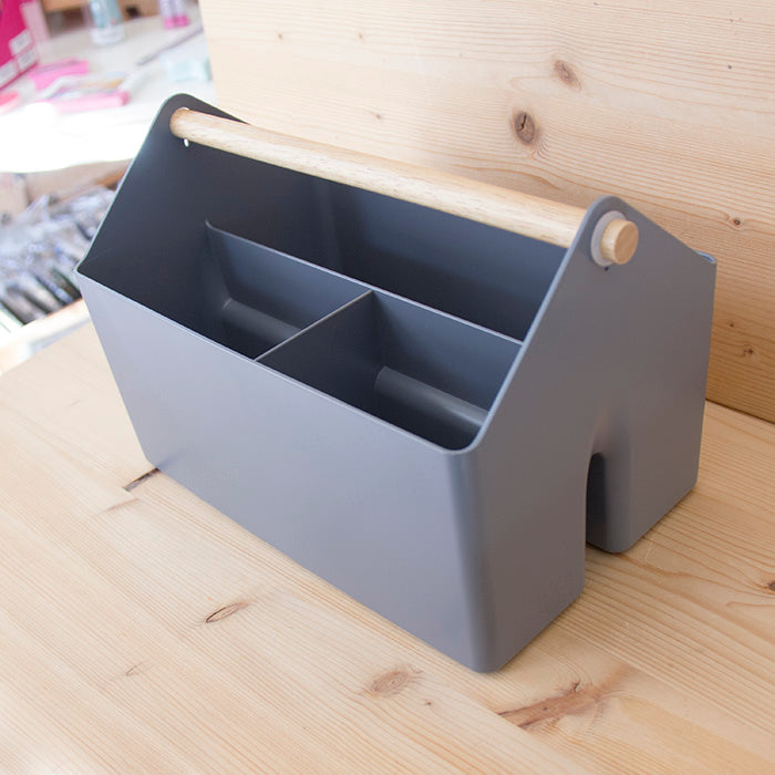 Organizador de mesa Palo Basket Cinza