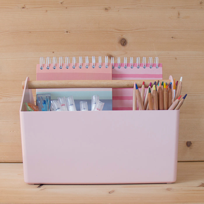 Organizador de mesa Palo Basket Rosa*