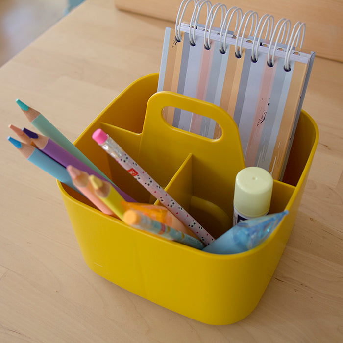 Organizador de mesa Porta Vita Amarelo