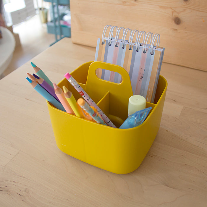 Organizador de mesa Porta Vita Amarelo*
