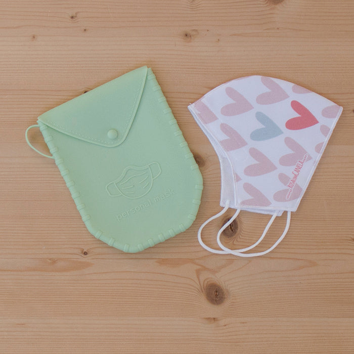 Porta Máscara Silicone Lilás