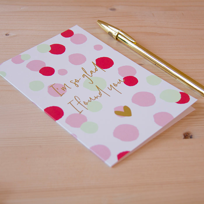 Postal Valentines Glad I'm so glad I found You