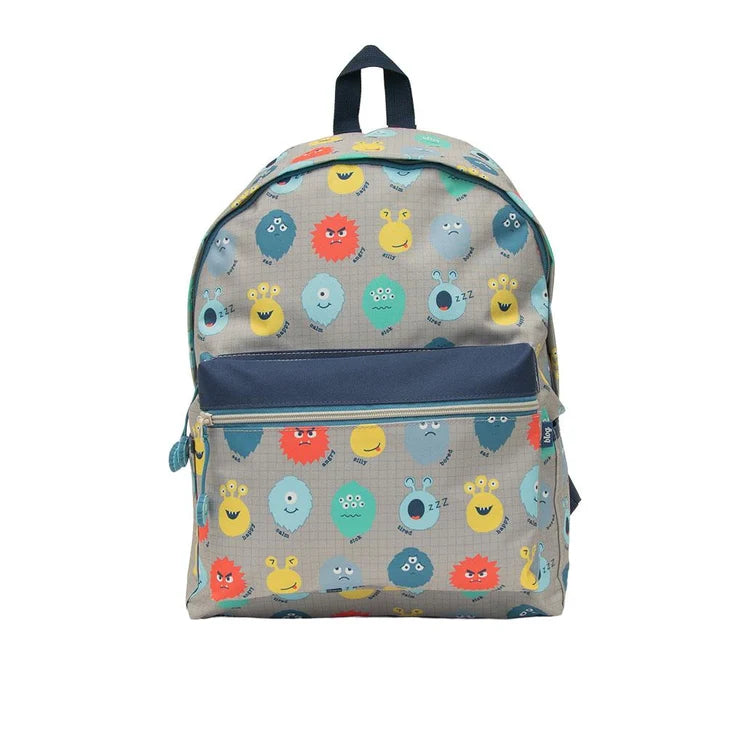 Mochila Escolar 40cm Monsters