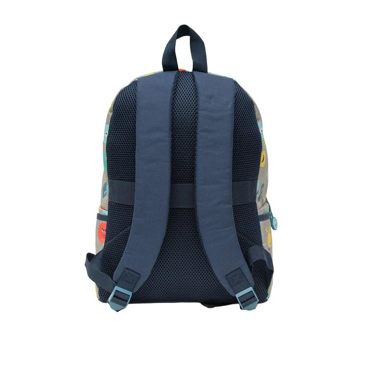 Mochila Escolar 40cm Monsters
