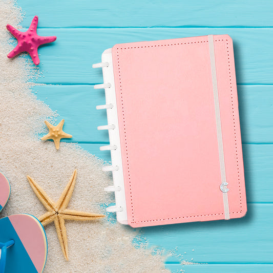 Caderno Inteligente A5 Rosa Pastel