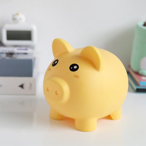 Porco Mealheiro Piggy Bank Amarelo