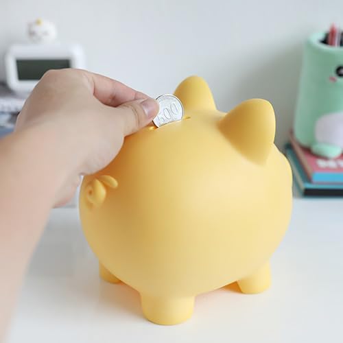 Porco Mealheiro Piggy Bank Amarelo
