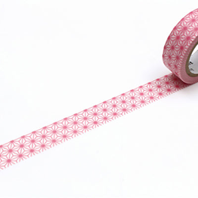 Washi Tape (15mm x 7m) Asanoha Momo