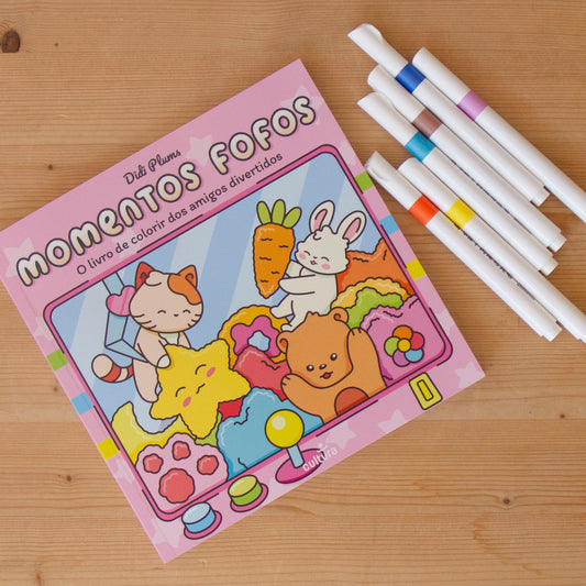 Livro de Colorir Momentos Fofos de Coco Wyo