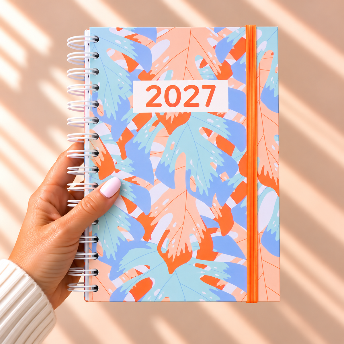 PRÉ-VENDA Agenda A5 Diária 2027 BOTÂNICA