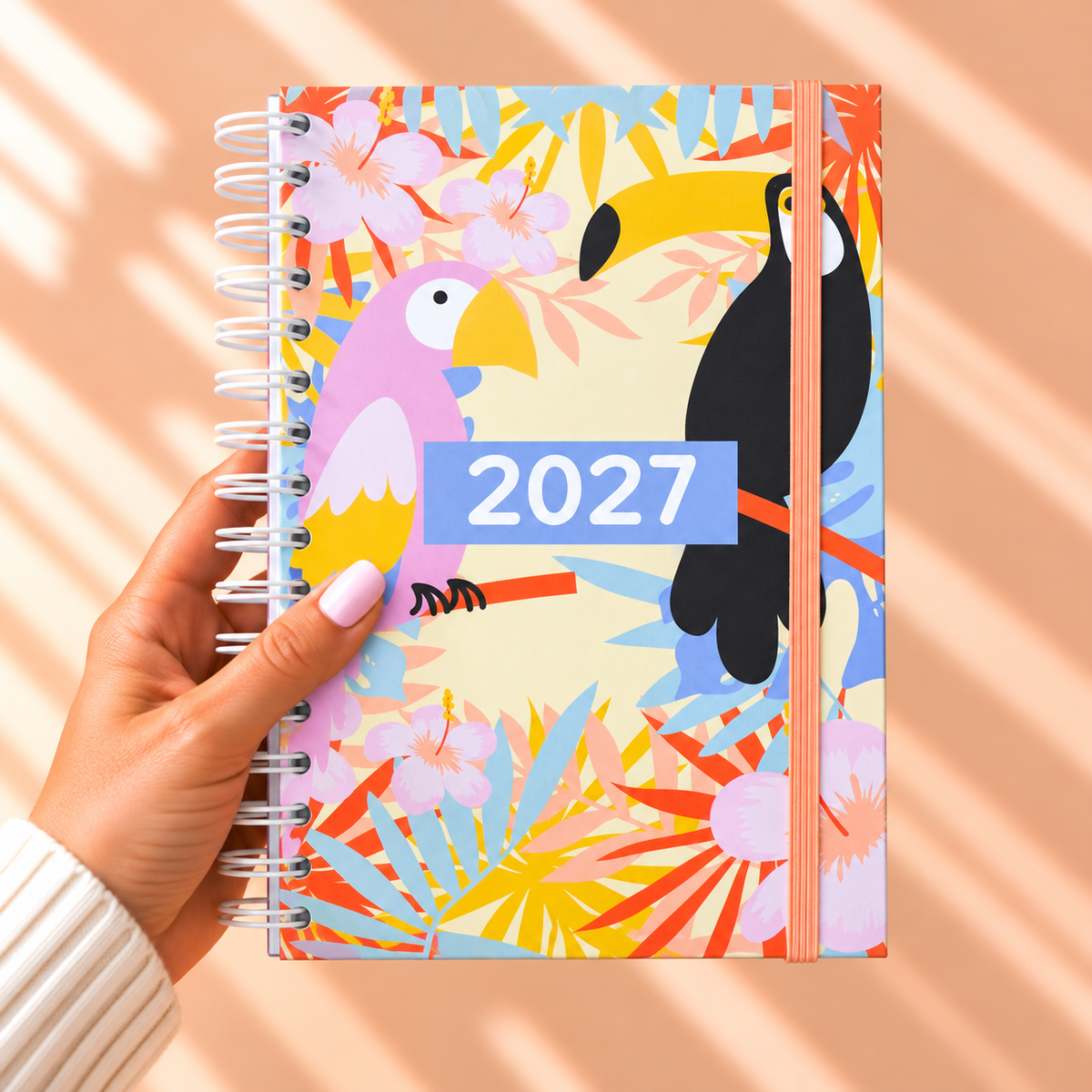 PRÉ-VENDA Agenda A5 Diária 2027 BOTÂNICA Tucano