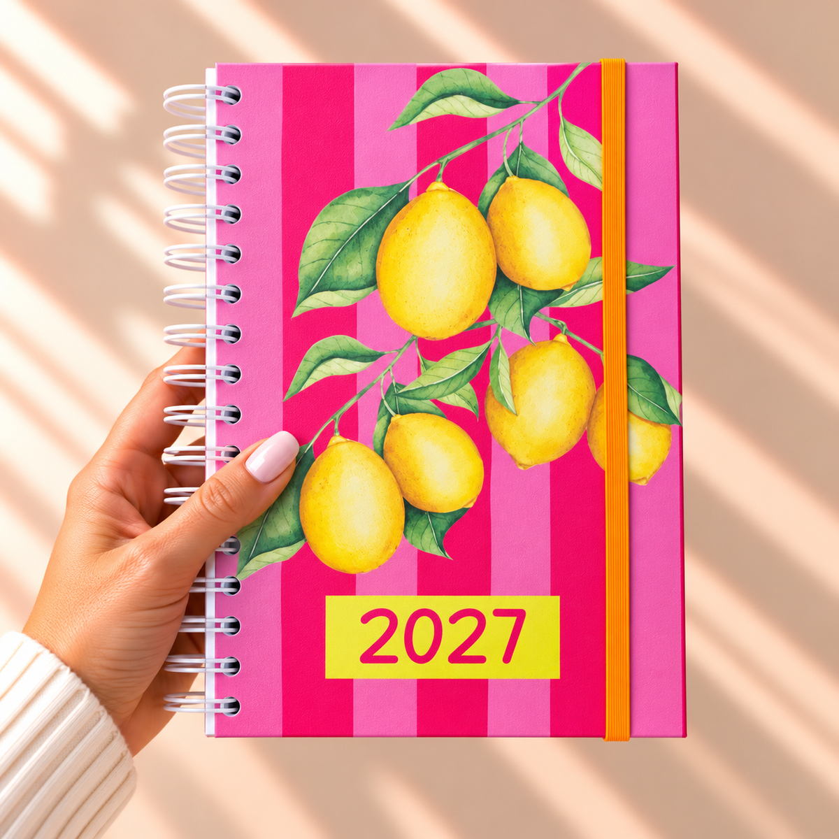 PRÉ-VENDA Agenda A5 Semanal 2027 DOLCE VITA Lemons