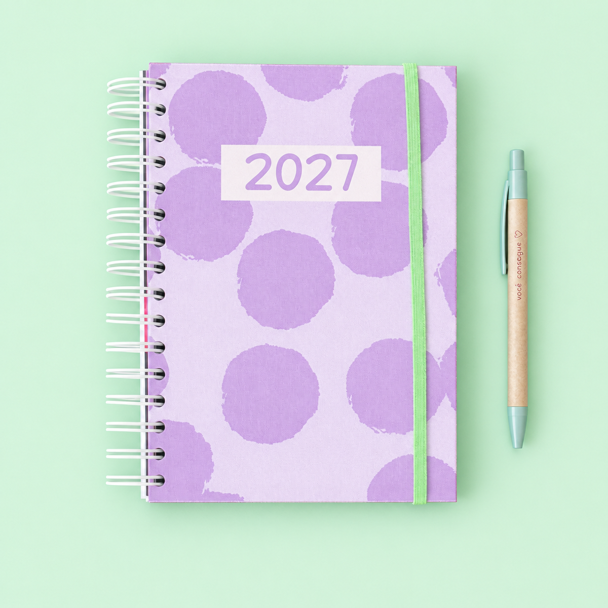 PRÉ-VENDA Agenda A5 Semanal 2027 DREAM Bubble