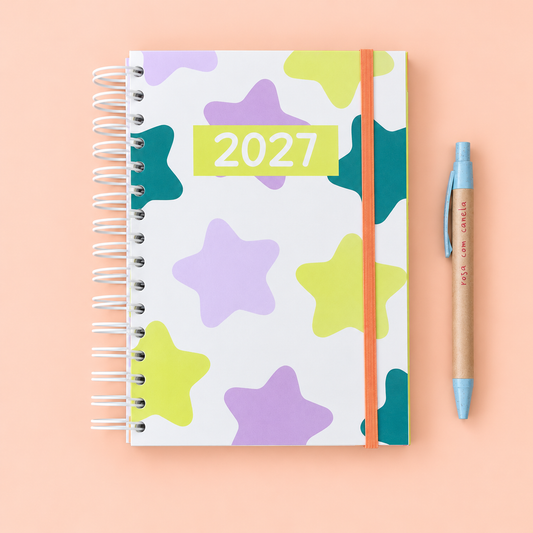 PRÉ-VENDA Agenda A5 Semanal 2027 DREAM