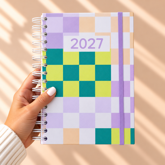 PRÉ-VENDA Agenda A5 Semanal 2027 DREAM Colors